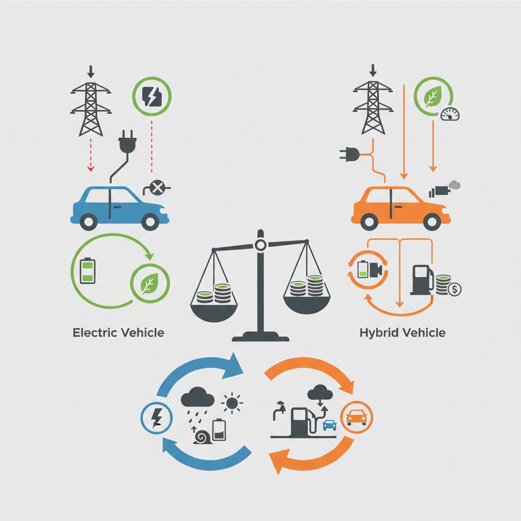 Електромобіль vs Гібрид: Що вигідніше купувати при поточному стані енергомережі?
