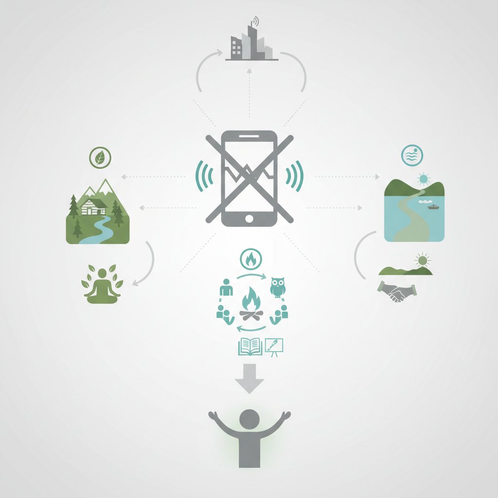 Найкращі заміські локації для ретриту: Де відпочити від гаджетів та міського шуму