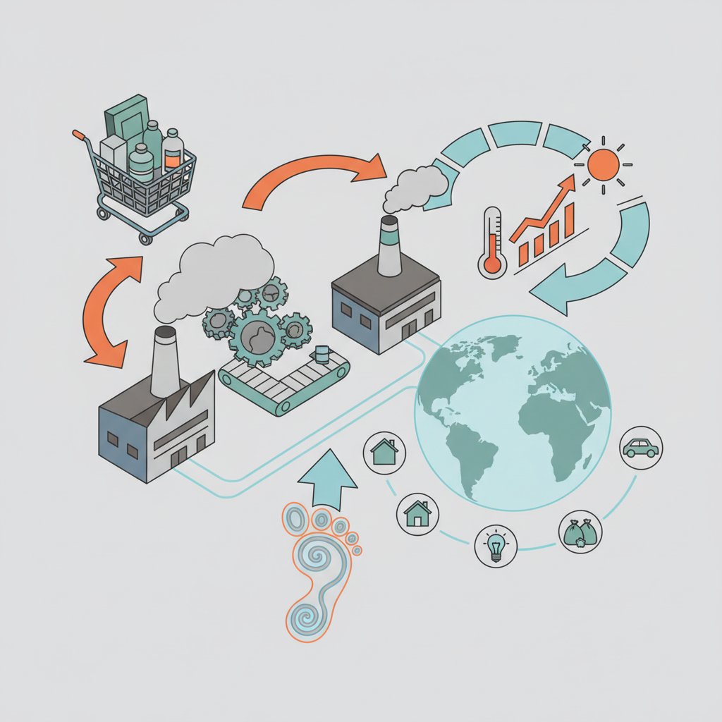Что такое углеродный след: Как ваши ежедневные покупки влияют на изменение климата