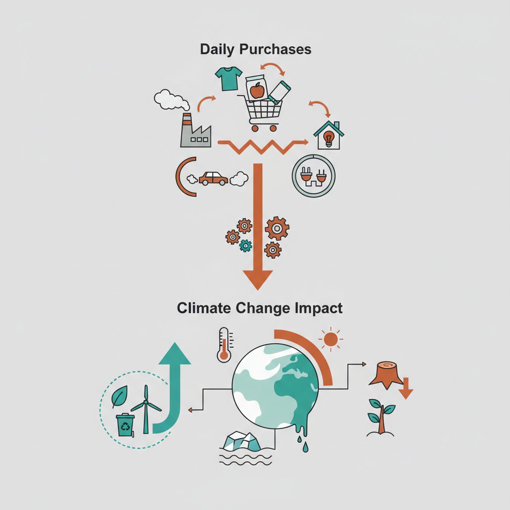 Что такое углеродный след: Как ваши ежедневные покупки влияют на изменение климата