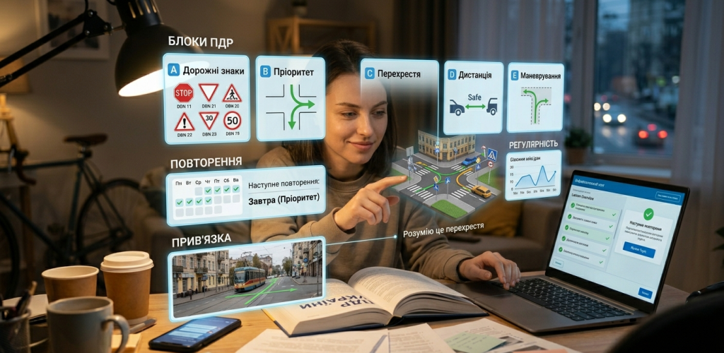 Як дорослій людині краще будувати вивчення ПДР