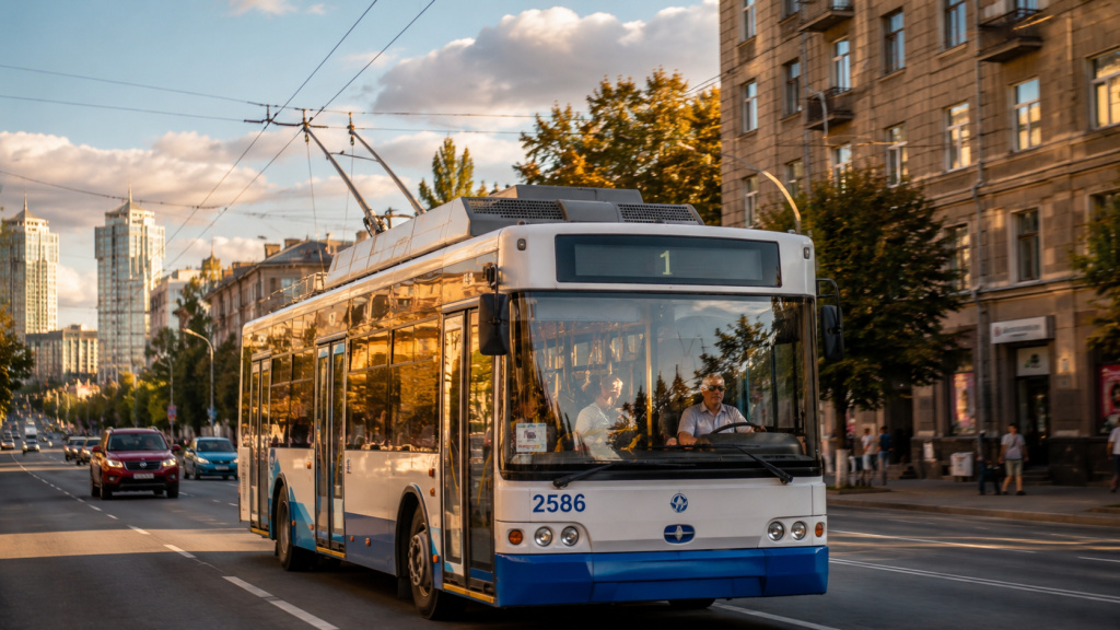 Тролейбус 1 Дніпро: маршрут, зупинки та розклад-1