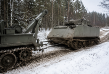 буксування M113 взимку