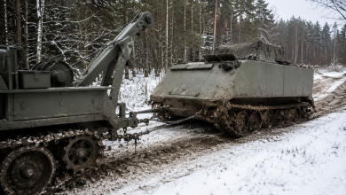 буксування M113 взимку