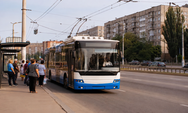 Зупинки тролейбуса 5 Кривий Ріг — поїздка містом