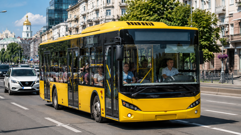 Маршрут автобуса 27 Київ через міські райони